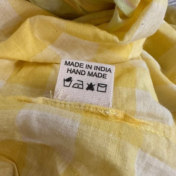 guadalupe designs Chelsea Yellow peasant shirt maxi Dress - Picture 8 of 8